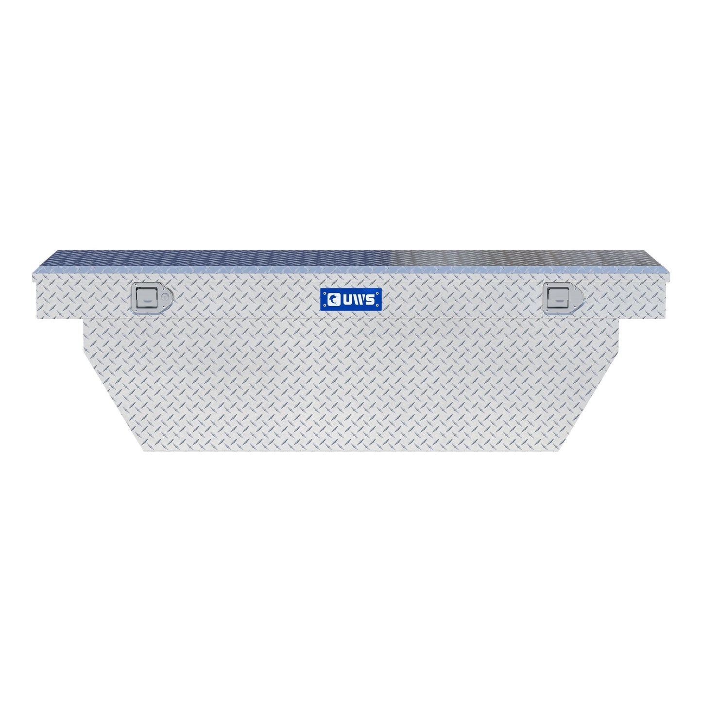 UWS Crossover Tool Box - 69-in - Standard Profile - Single Lid - Deep Angled Tub - Bright Aluminum - TBSD-69-A