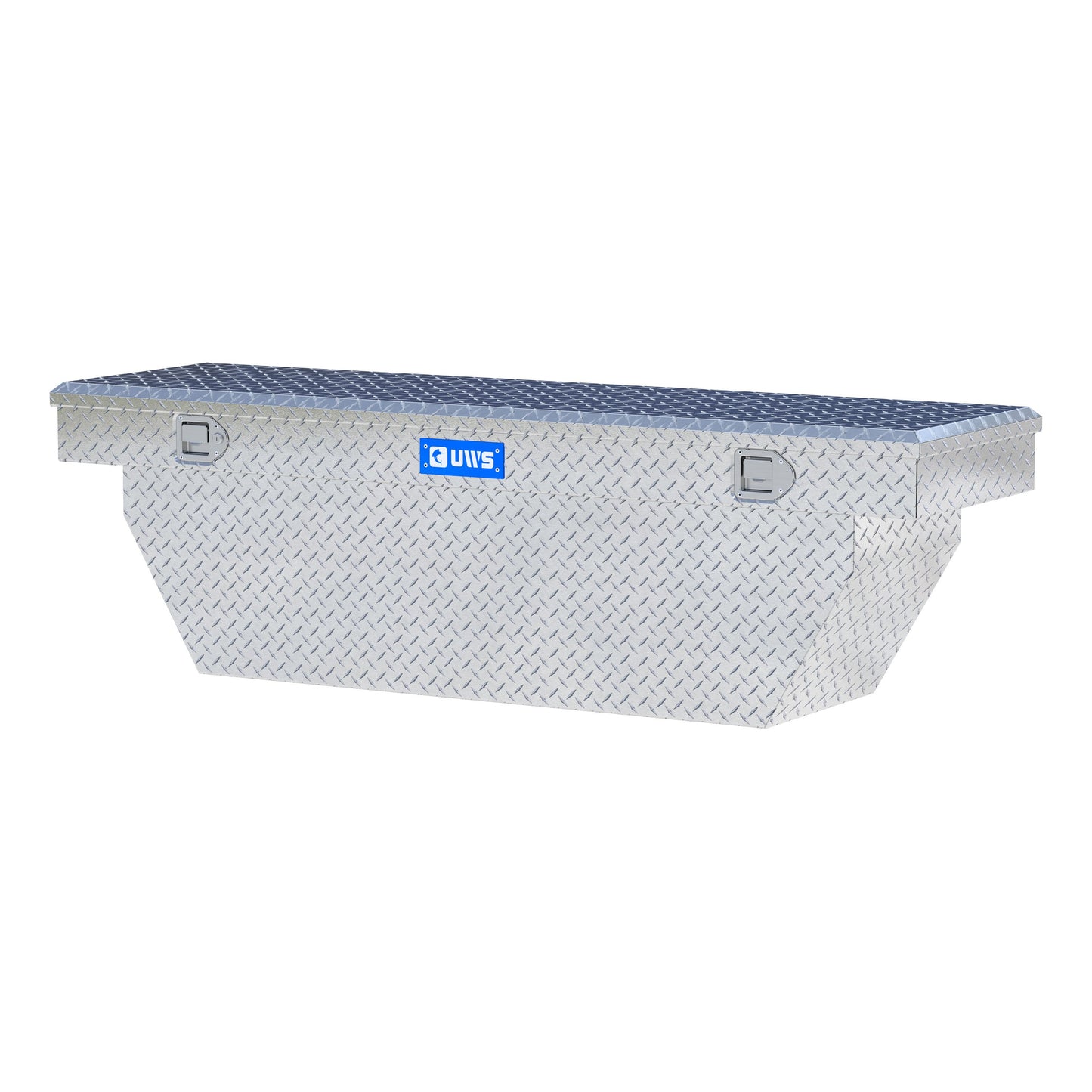 UWS Crossover Tool Box - 69-in - Standard Profile - Single Lid - Deep Angled Tub - Bright Aluminum - TBSD-69-A