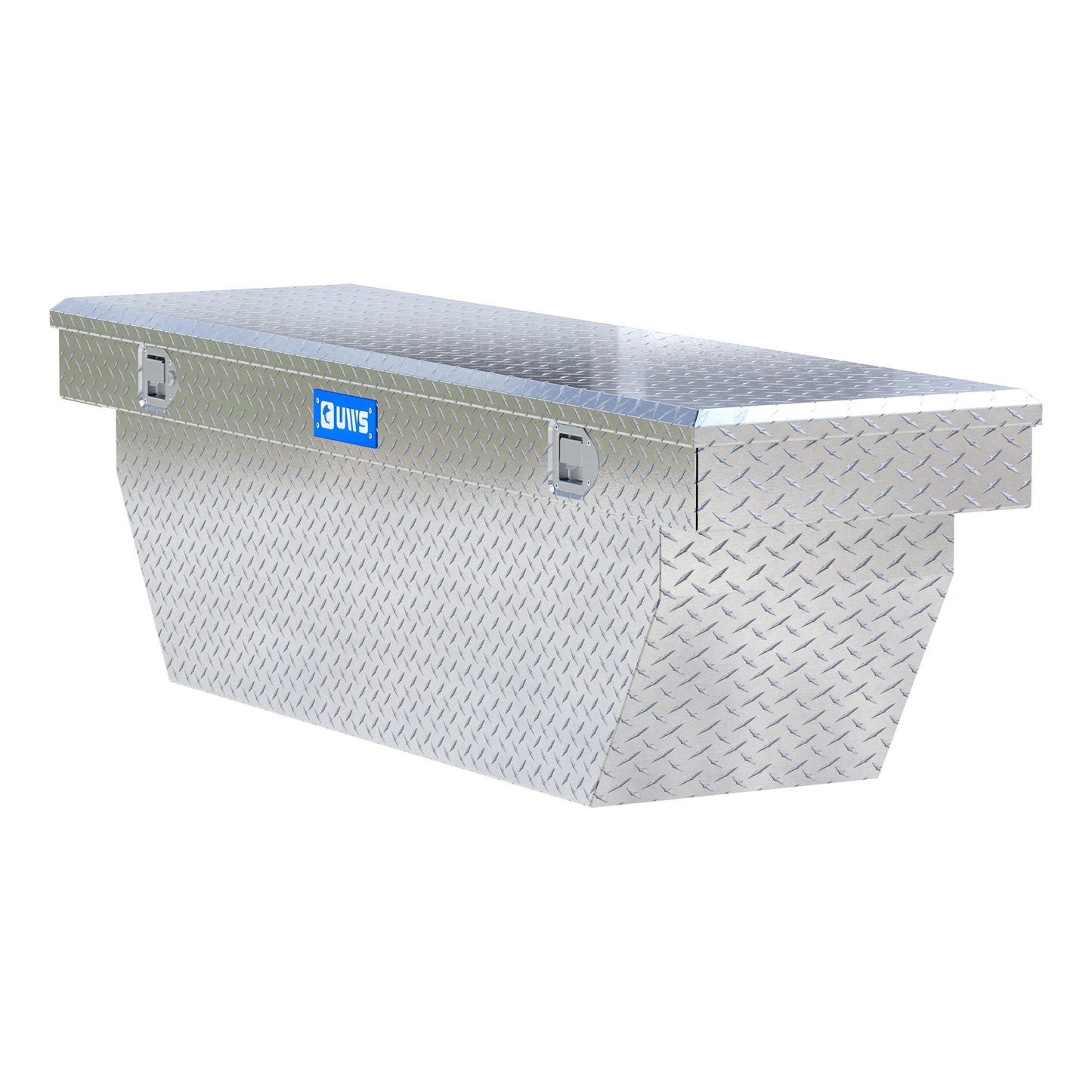 UWS Crossover Tool Box - 69-in - Standard Profile - Single Lid - Deep Angled Tub - Bright Aluminum - TBSD-69-A