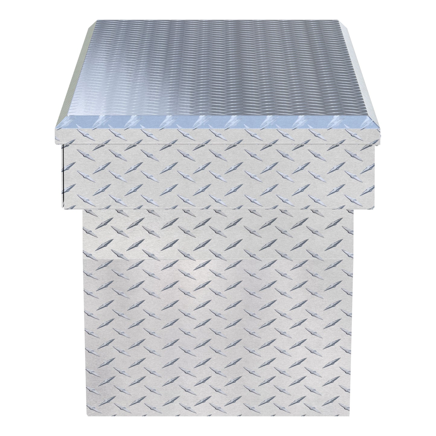 UWS Crossover Tool Box - 69-in - Standard Profile - Single Lid - Deep Angled Tub - Bright Aluminum - TBSD-69-A