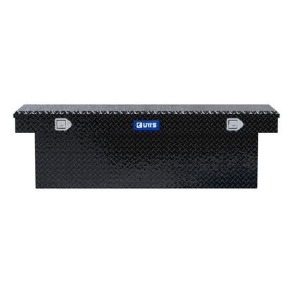 UWS Crossover Tool Box - 69-in - Standard Profile - Single Lid - Deep Tub - Gloss Black - TBSD-69-BLK