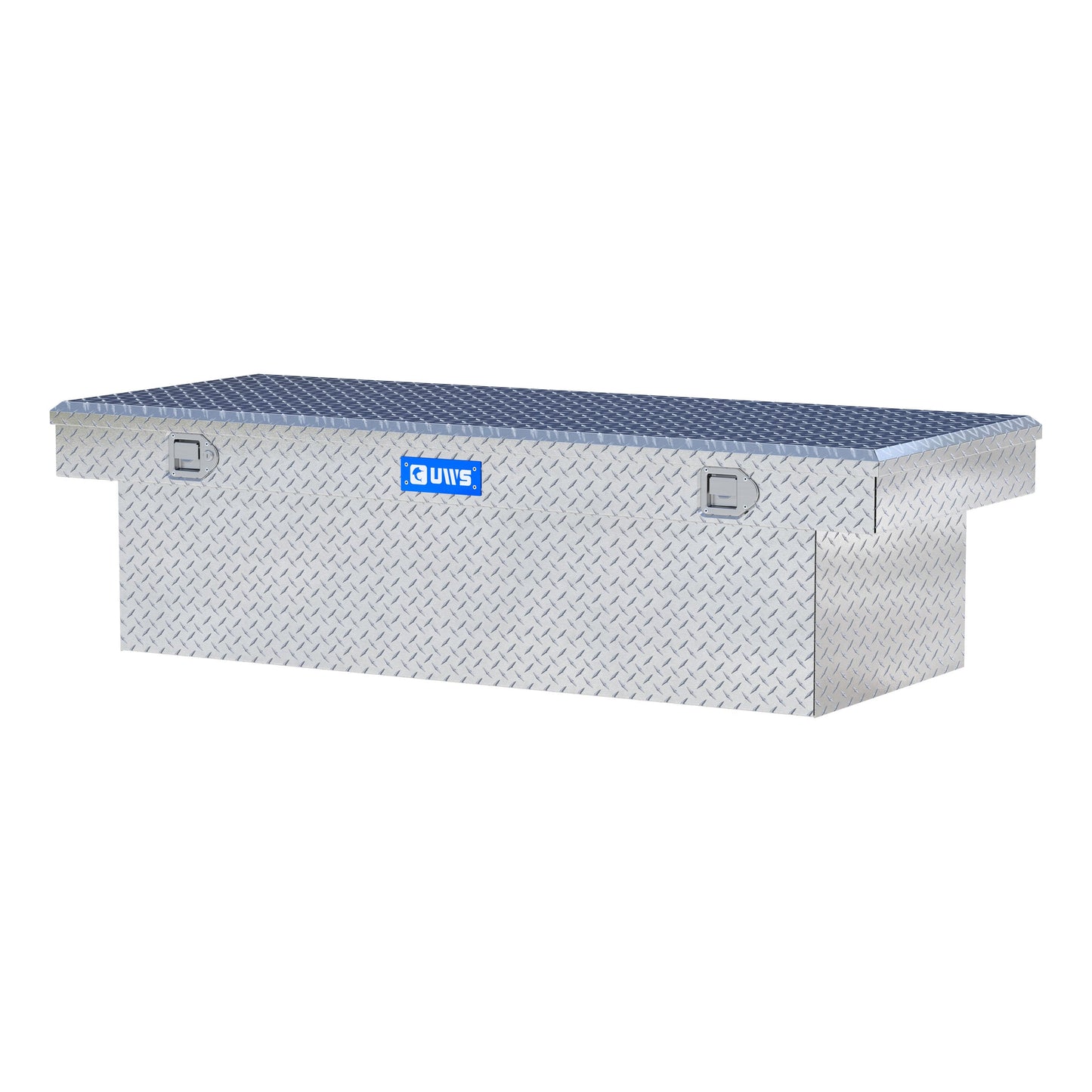 UWS Crossover Tool Box - 69-in - Standard Profile - Single Lid - Deep Extra-Wide Tub - Bright Aluminum - TBSD-69-LBTA