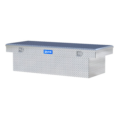 UWS Crossover Tool Box - 69-in - Standard Profile - Single Lid - Deep Extra-Wide Tub - Bright Aluminum - TBSD-69-LBTA
