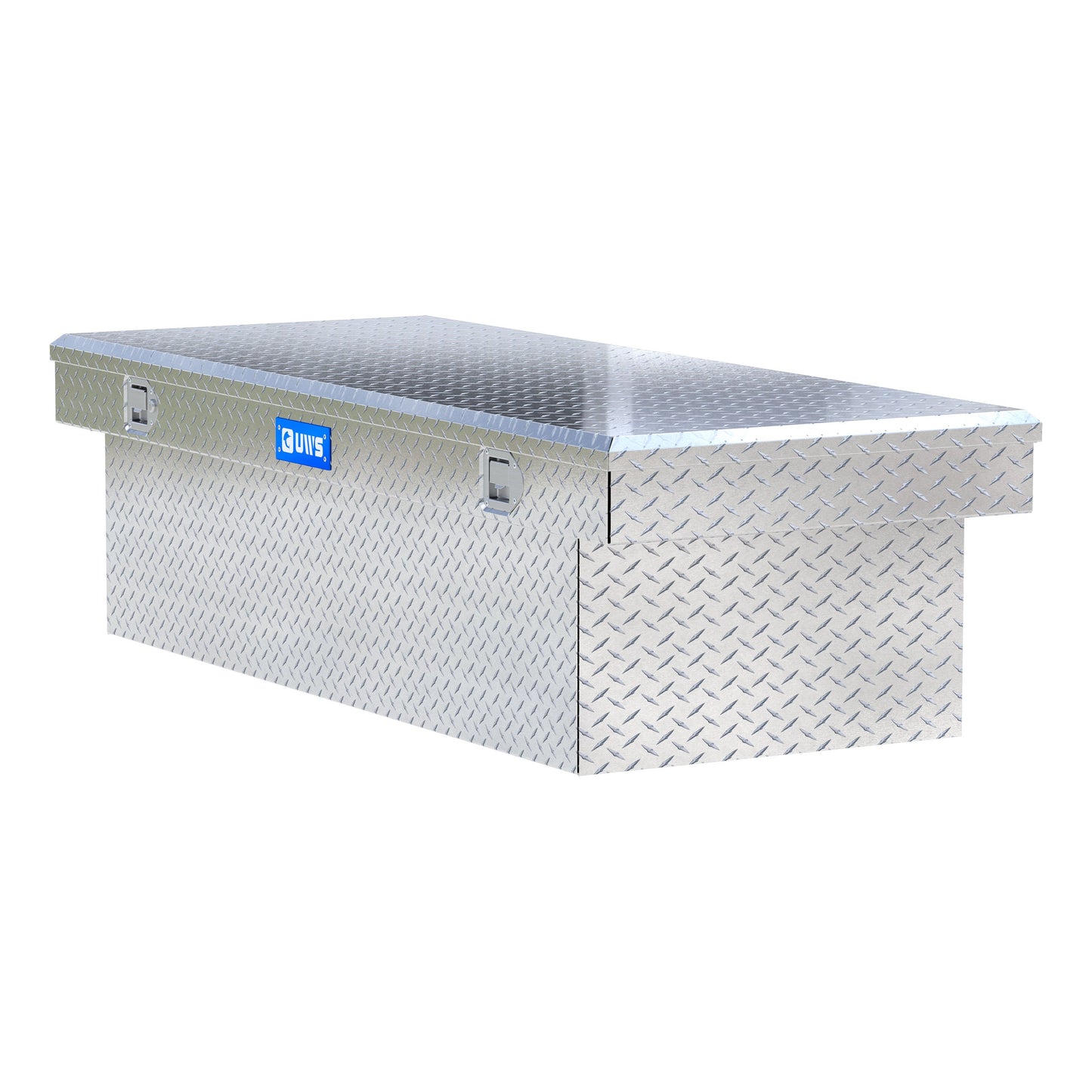 UWS Crossover Tool Box - 69-in - Standard Profile - Single Lid - Deep Extra-Wide Tub - Bright Aluminum - TBSD-69-LBTA