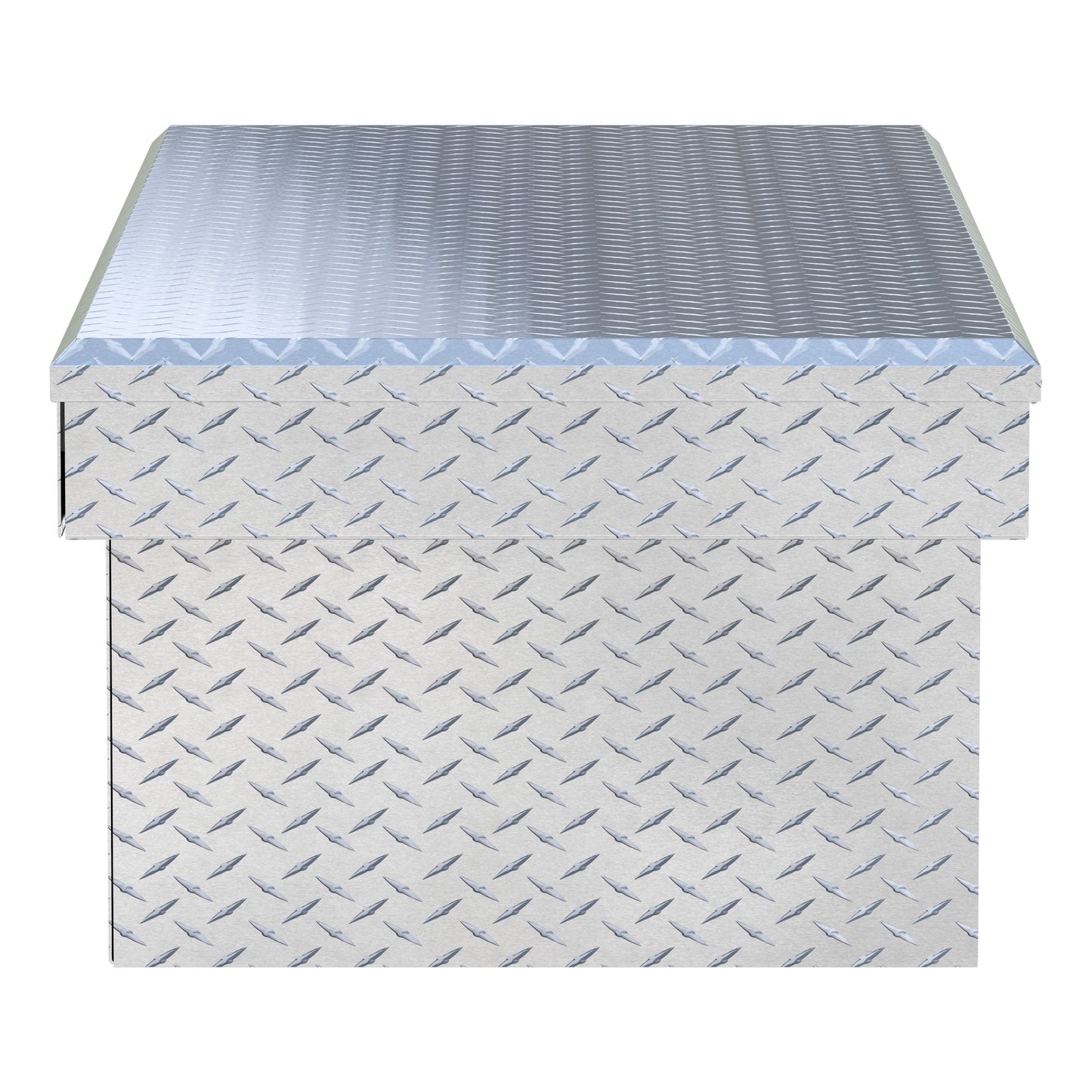 UWS Crossover Tool Box - 69-in - Standard Profile - Single Lid - Deep Extra-Wide Tub - Bright Aluminum - TBSD-69-LBTA