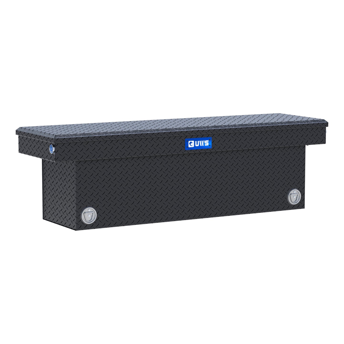 UWS Crossover Tool Box - 69-in - Standard Profile - Single Lid - Deep Tub - Push Button - Matte Black - TBSD-69-PB-MB