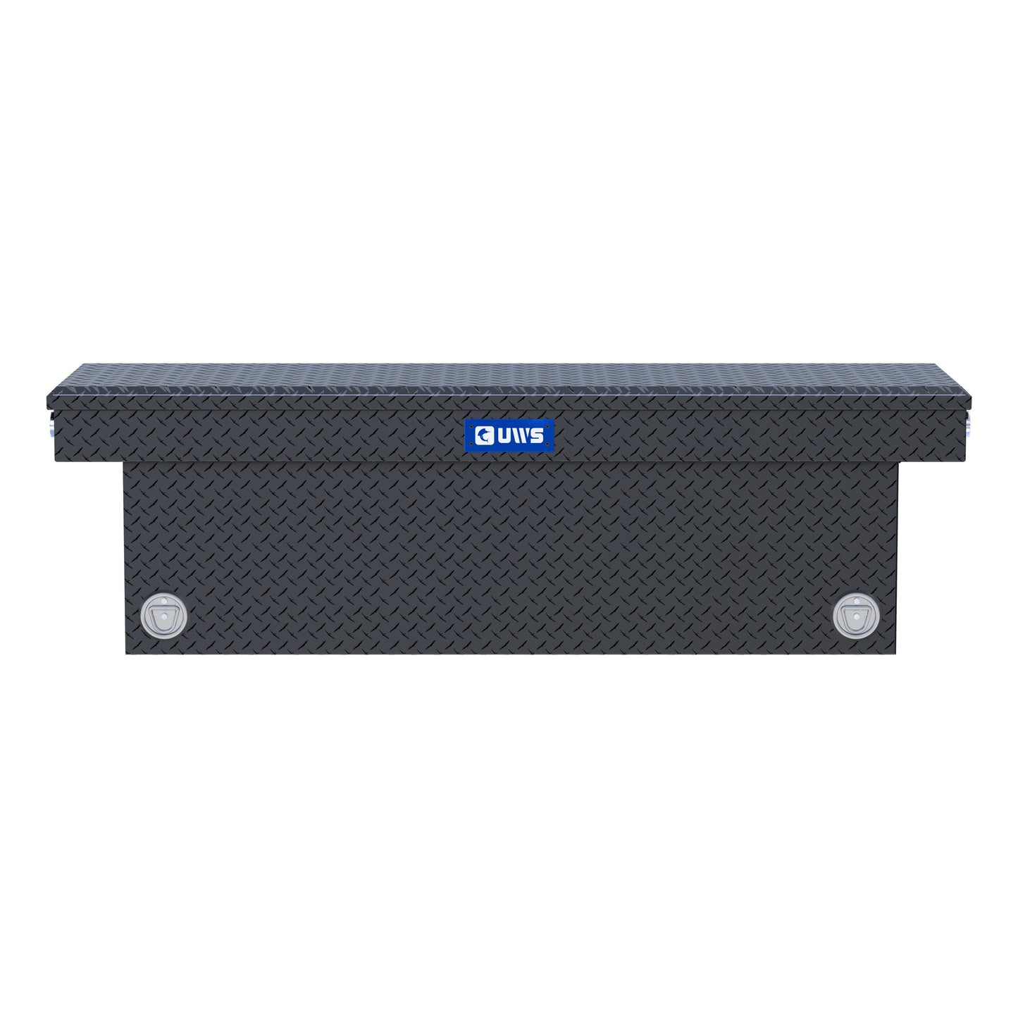 UWS Crossover Tool Box - 69-in - Standard Profile - Single Lid - Deep Tub - Push Button - Matte Black - TBSD-69-PB-MB