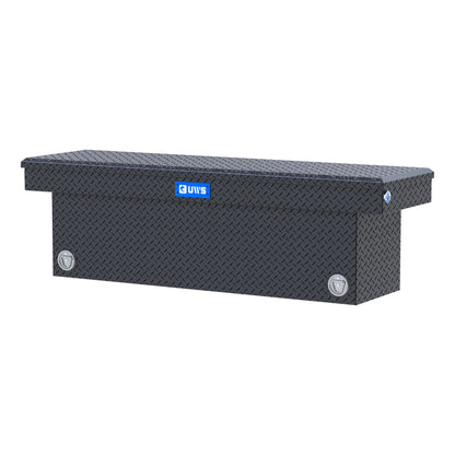 UWS Crossover Tool Box - 69-in - Standard Profile - Single Lid - Deep Tub - Push Button - Matte Black - TBSD-69-PB-MB