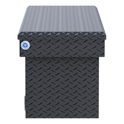 UWS Crossover Tool Box - 69-in - Standard Profile - Single Lid - Deep Tub - Push Button - Matte Black - TBSD-69-PB-MB