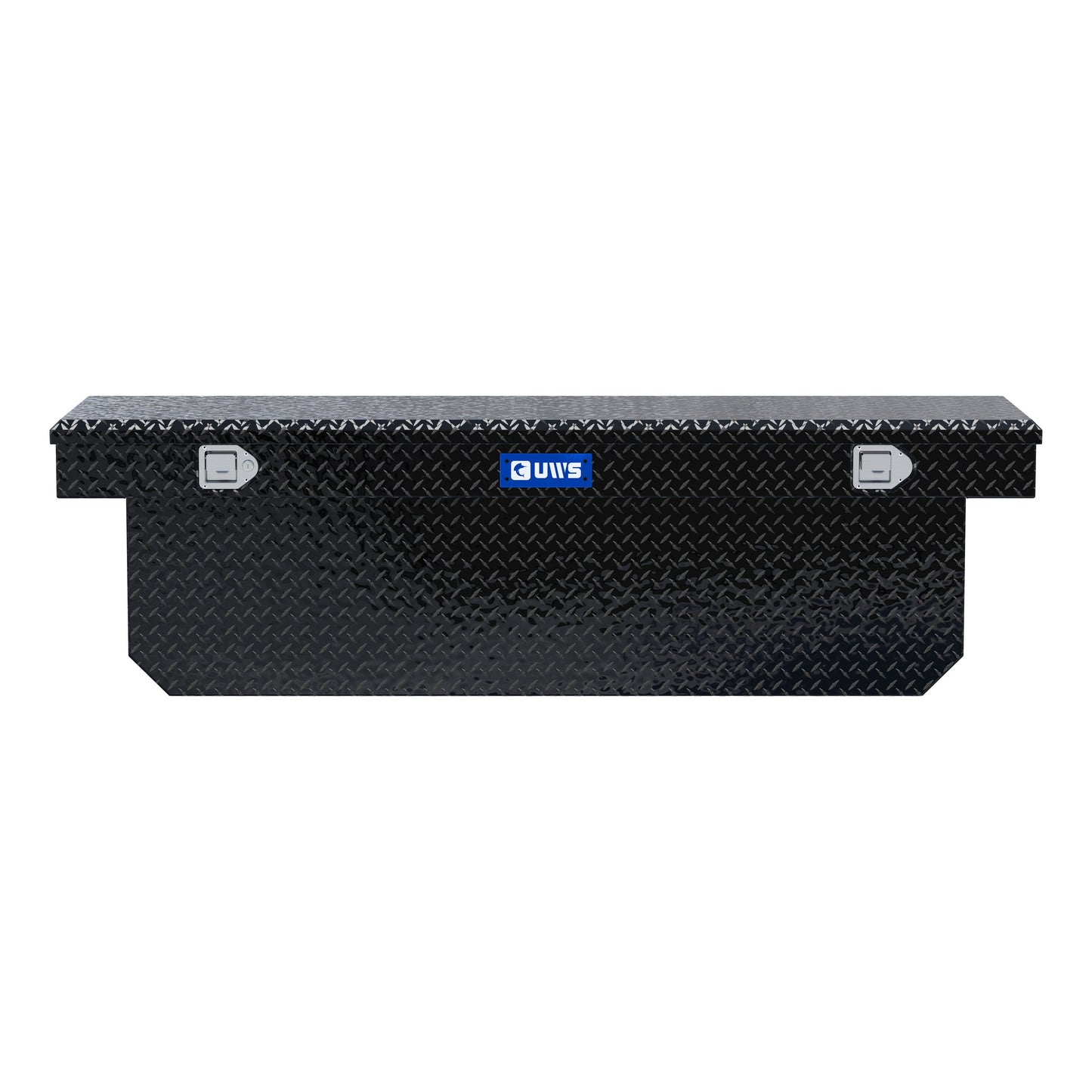 UWS Crossover Tool Box - 72-in - Standard Profile - Single Lid - Deep Angled Tub - Gloss Black - TBSD-72-A-BLK
