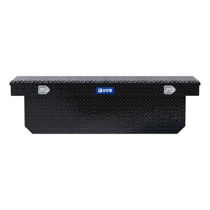 UWS Crossover Tool Box - 72-in - Standard Profile - Single Lid - Deep Angled Tub - Gloss Black - TBSD-72-A-BLK