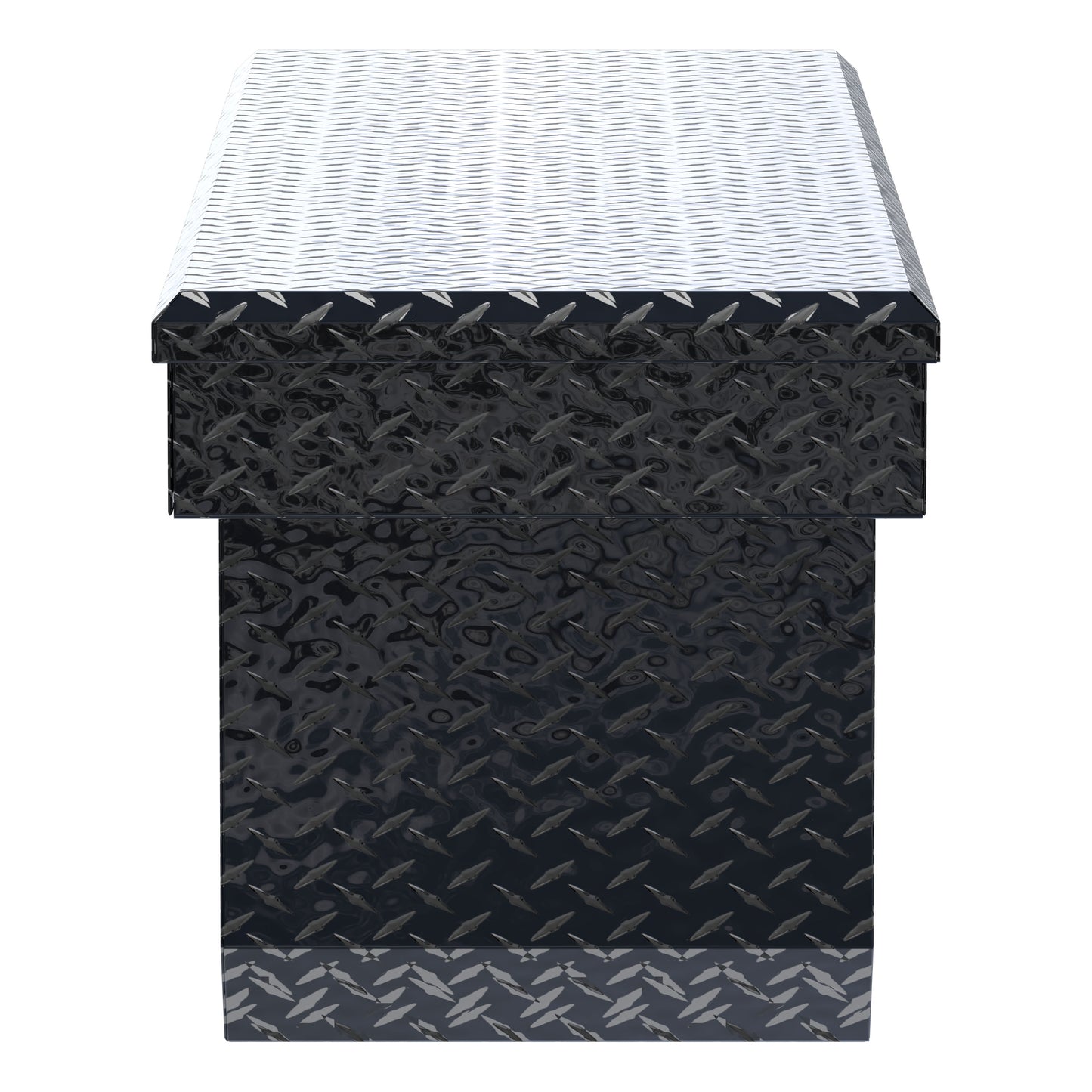 UWS Crossover Tool Box - 72-in - Standard Profile - Single Lid - Deep Angled Tub - Gloss Black - TBSD-72-A-BLK