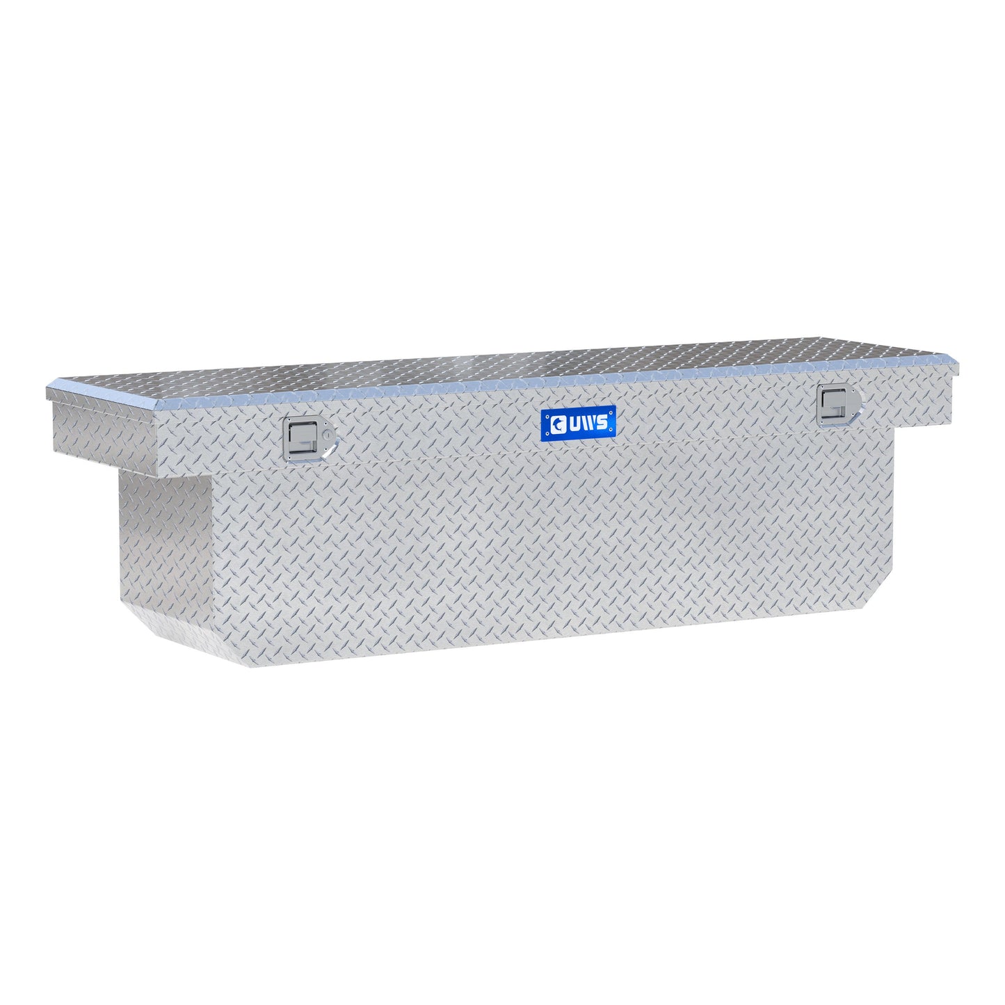 UWS Crossover Tool Box - 72-in - Standard Profile - Single Lid - Deep Angled Tub - Bright Aluminum - TBSD-72-A