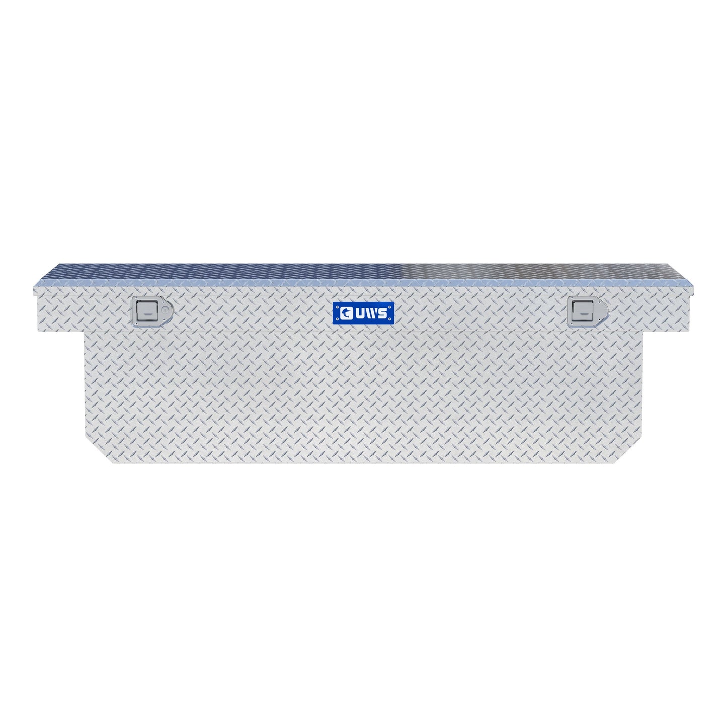 UWS Crossover Tool Box - 72-in - Standard Profile - Single Lid - Deep Angled Tub - Bright Aluminum - TBSD-72-A