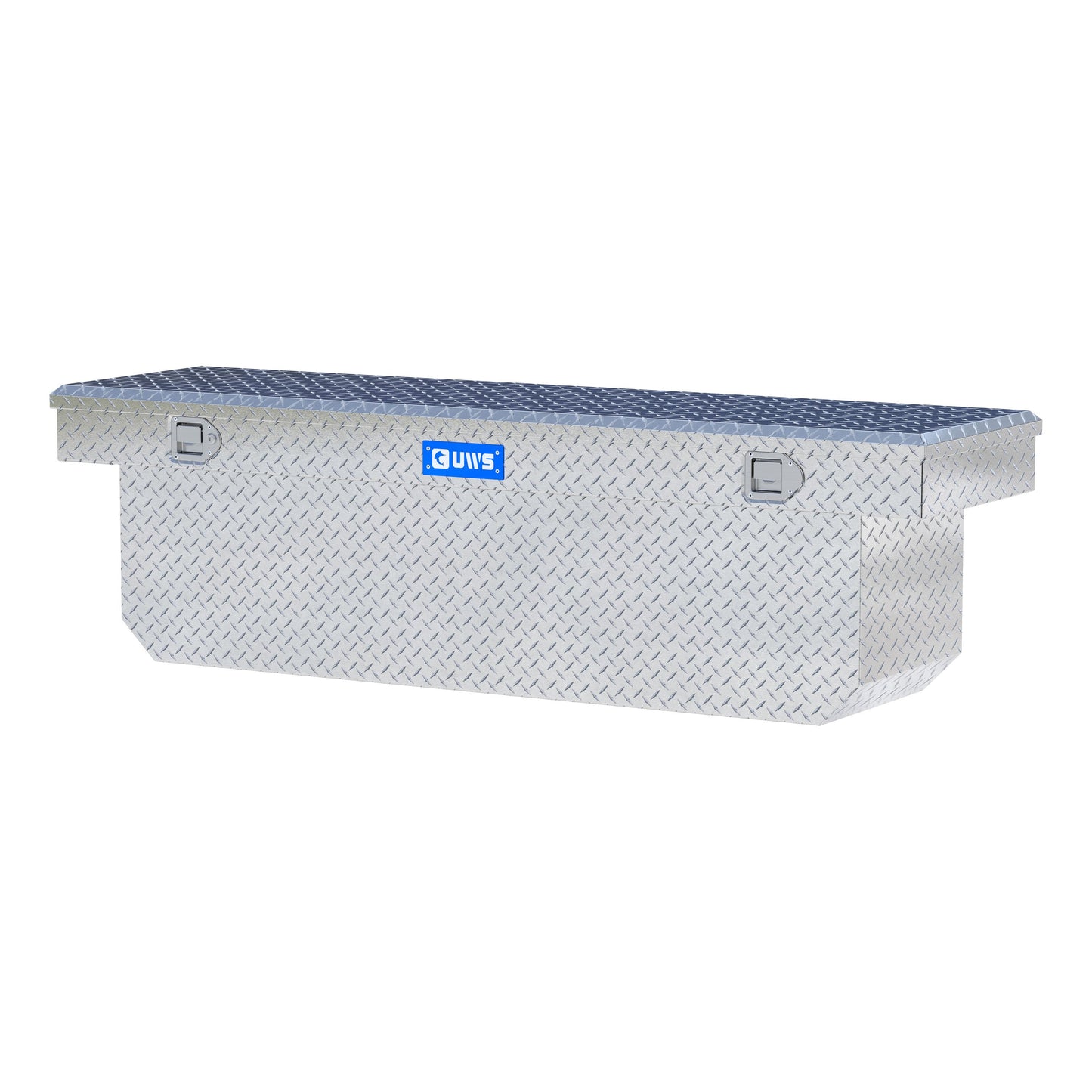 UWS Crossover Tool Box - 72-in - Standard Profile - Single Lid - Deep Angled Tub - Bright Aluminum - TBSD-72-A