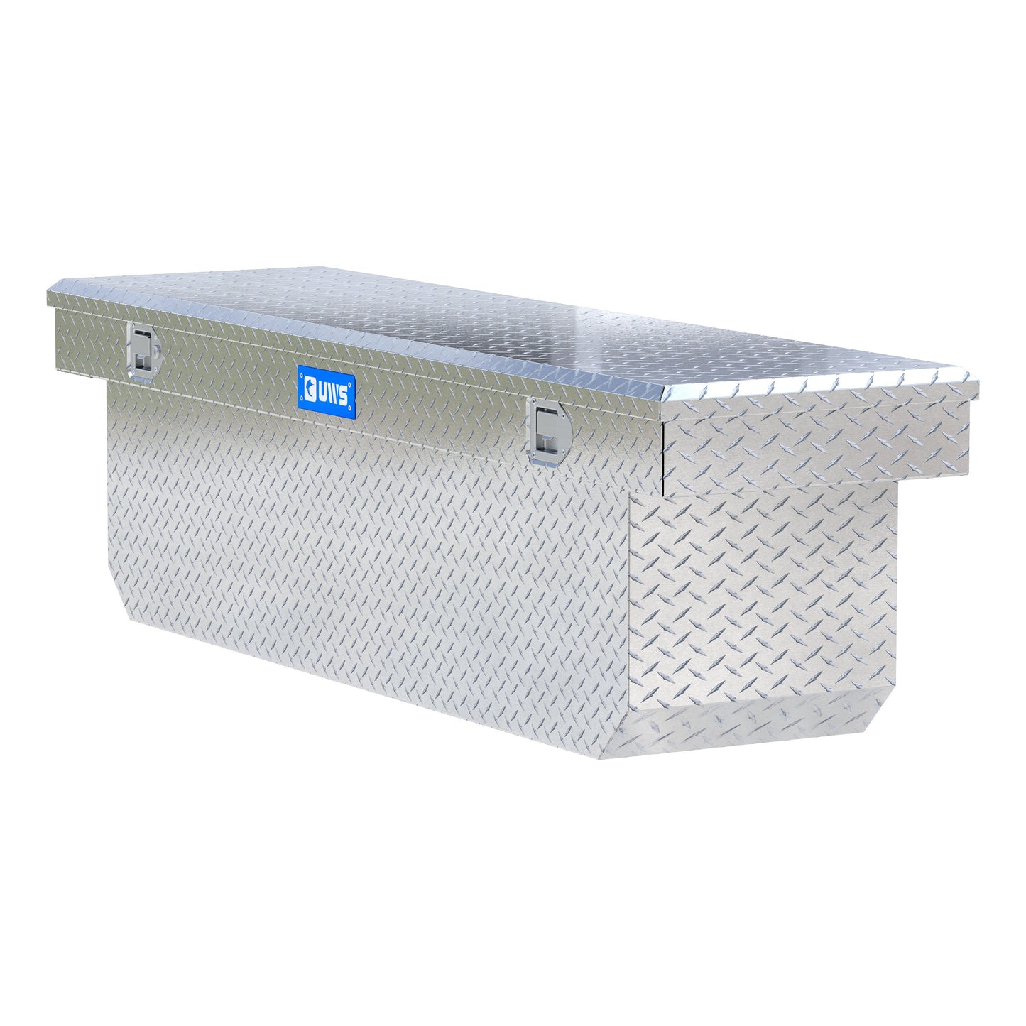 UWS Crossover Tool Box - 72-in - Standard Profile - Single Lid - Deep Angled Tub - Bright Aluminum - TBSD-72-A