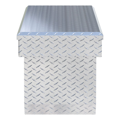 UWS Crossover Tool Box - 72-in - Standard Profile - Single Lid - Deep Angled Tub - Bright Aluminum - TBSD-72-A