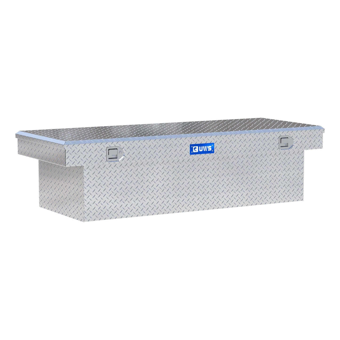UWS Crossover Tool Box - 72-in - Standard Profile - Single Lid - Deep Extra-Wide Tub - Bright Aluminum - TBSD-72-LBTA