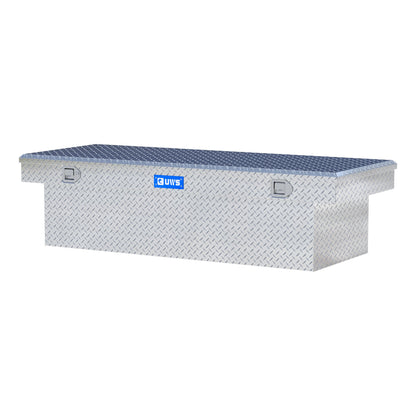 UWS Crossover Tool Box - 72-in - Standard Profile - Single Lid - Deep Extra-Wide Tub - Bright Aluminum - TBSD-72-LBTA