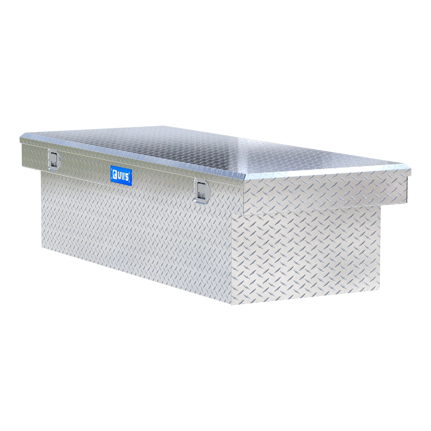 UWS Crossover Tool Box - 72-in - Standard Profile - Single Lid - Deep Extra-Wide Tub - Bright Aluminum - TBSD-72-LBTA
