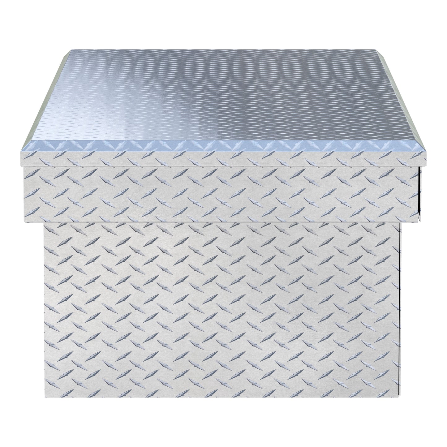 UWS Crossover Tool Box - 72-in - Standard Profile - Single Lid - Deep Extra-Wide Tub - Bright Aluminum - TBSD-72-LBTA