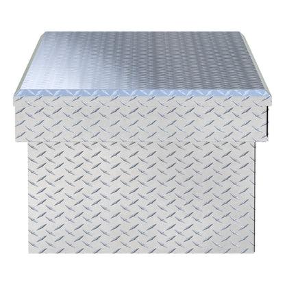UWS Crossover Tool Box - 72-in - Standard Profile - Single Lid - Deep Extra-Wide Tub - Bright Aluminum - TBSD-72-LBTA
