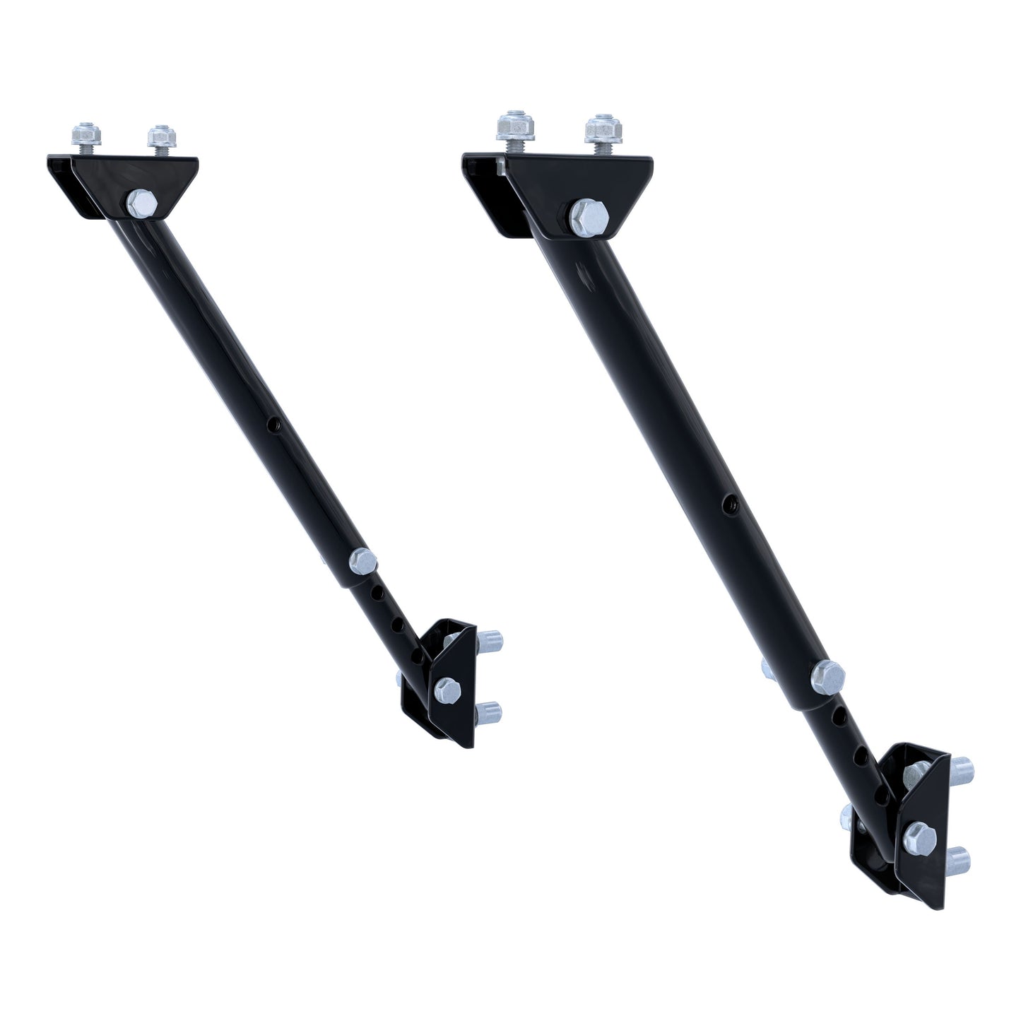 UWS Adjustable Legs for Truck Side Boxes Bright Aluminum Carbon Steel - TBSM-MK2