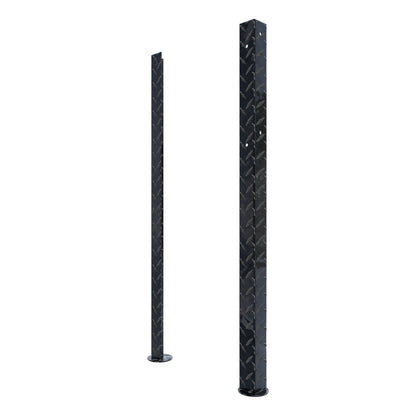 UWS Replacement Topside Tool Box Leg Gloss Black Aluminum - TBTS-LEGS-BLK