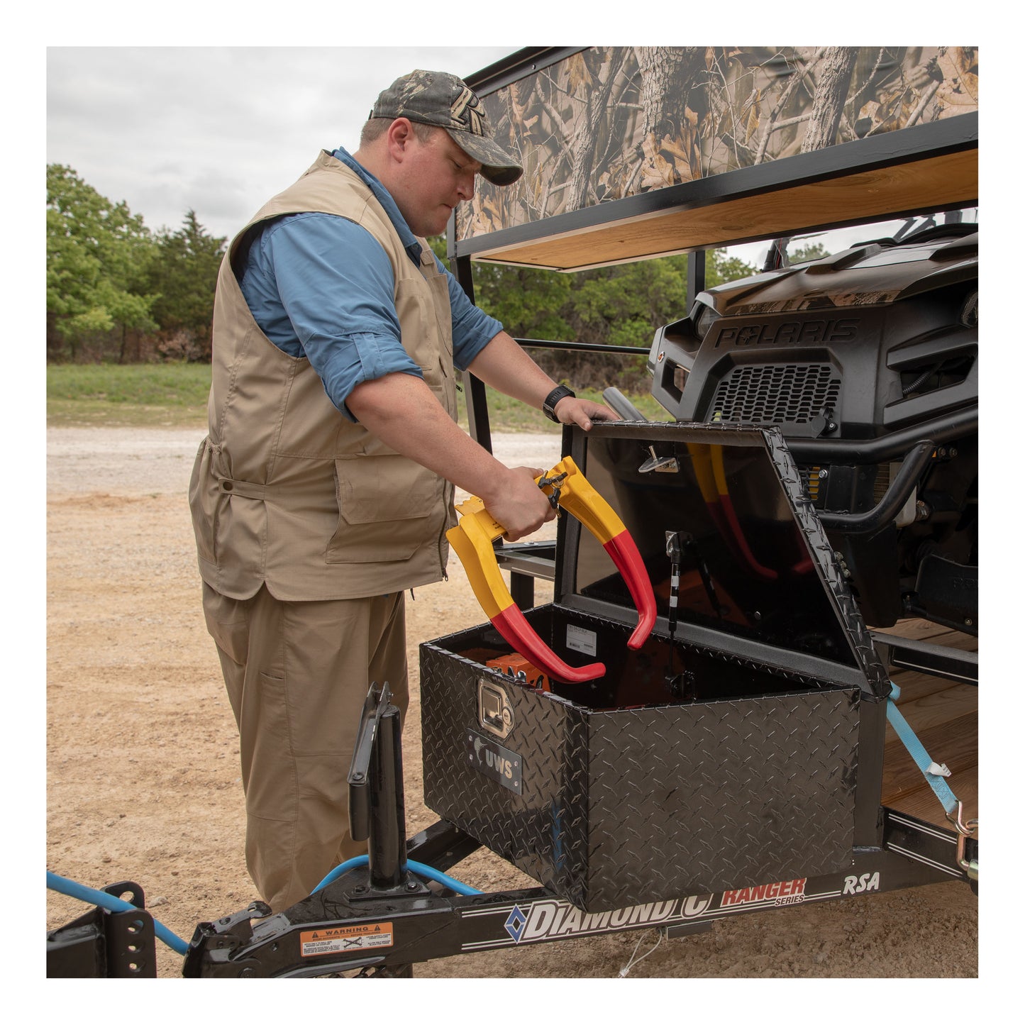 UWS Replacement Truck Side Tool Box Legs Bright Aluminum - SM-LEGS