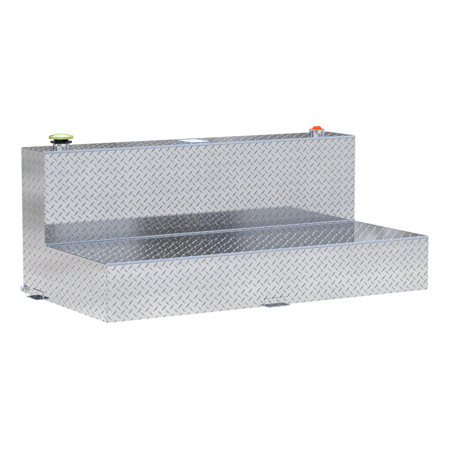 UWS 100-Gallon L-Shape Transfer Tank - Bright Aluminum - TT-100-L-T-P