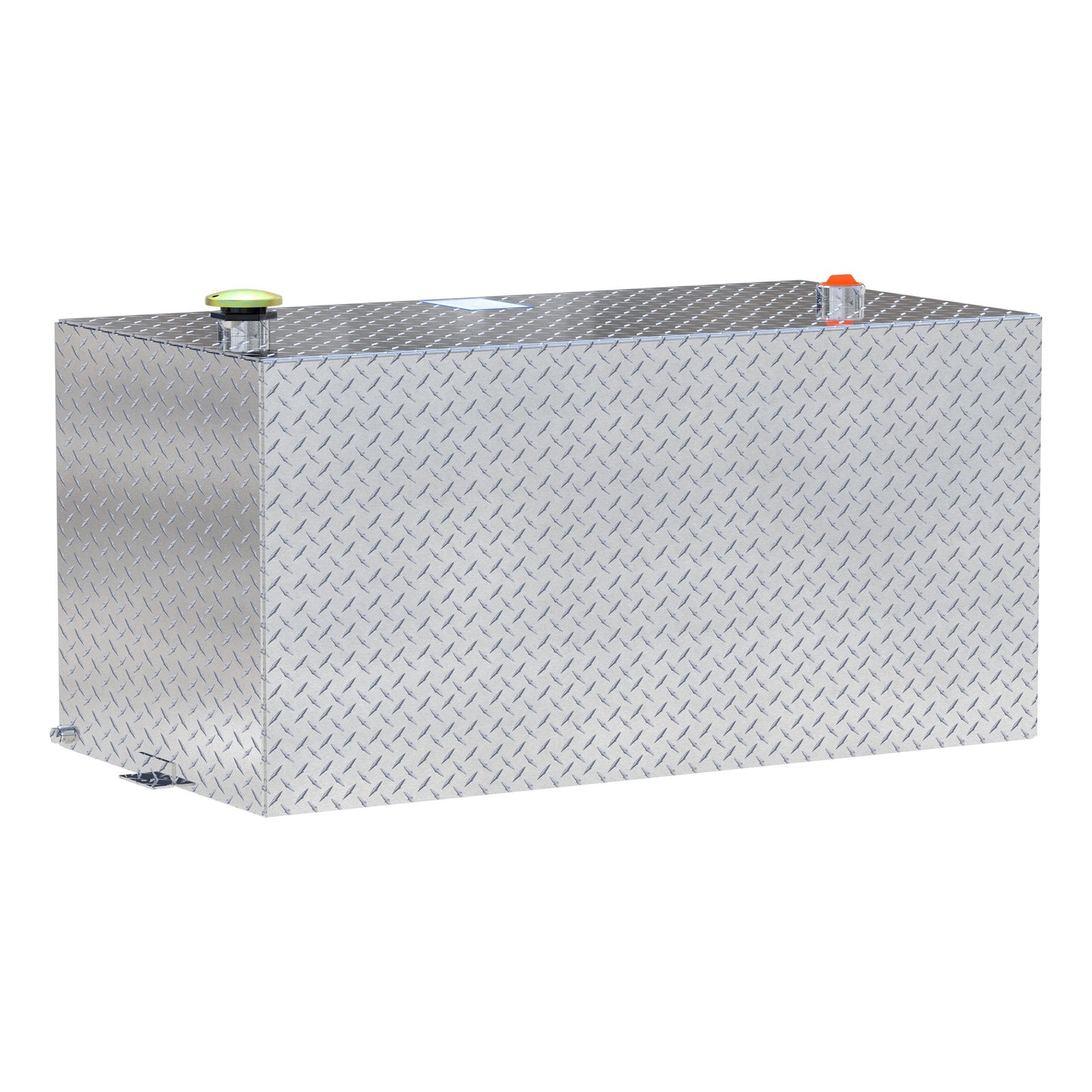 UWS 100-Gallon Rectangle Transfer Tank - Bright Aluminum - TT-100-RT-T-P
