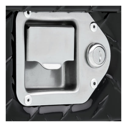 UWS Hammerhead-Style Aluminum Combo Transfer Tank - Gloss Black - TT-100HH-CB-B