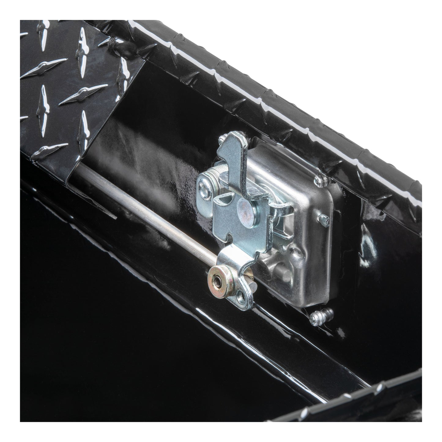 UWS Hammerhead-Style Aluminum Combo Transfer Tank - Gloss Black - TT-100HH-CB-B