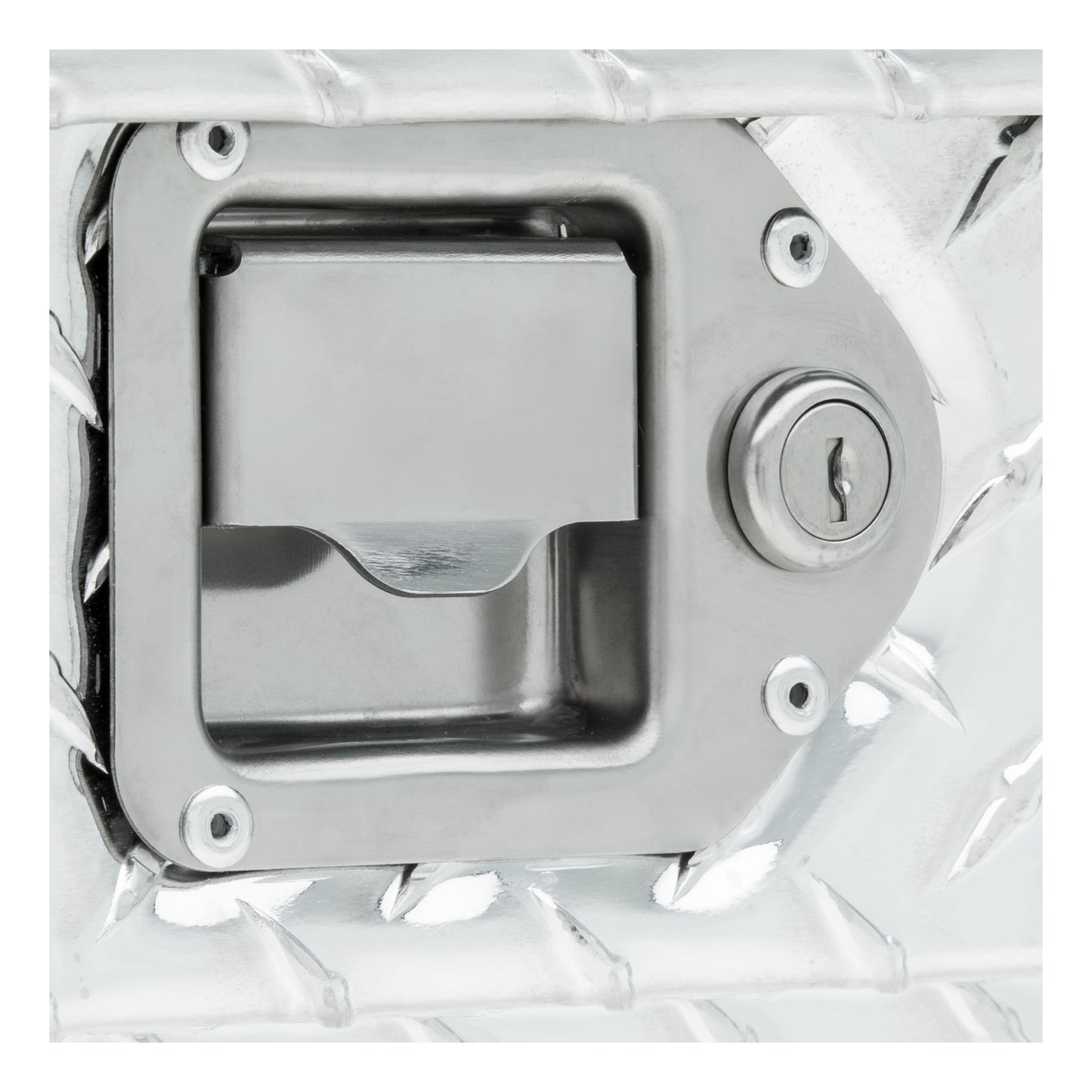UWS Hammerhead-Style Aluminum Combo Transfer Tank - Bright Aluminum - TT-100HH-CB