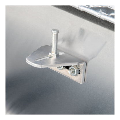 UWS Hammerhead-Style Aluminum Combo Transfer Tank - Bright Aluminum - TT-100HH-CB