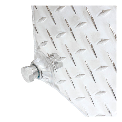 UWS 45-Gallon Rectangle Transfer Tank - Bright Aluminum - TT-45-R-T-P