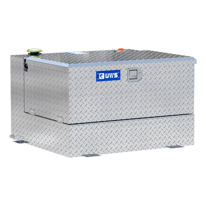 UWS 50-Gallon Combo Transfer Tank - Bright Aluminum - TT-50-COMBO