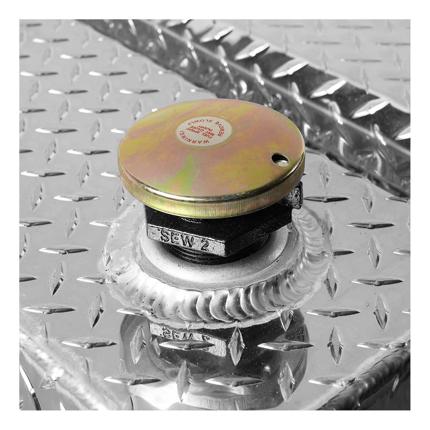 UWS 50-Gallon Combo Transfer Tank - Bright Aluminum - TT-50-COMBO