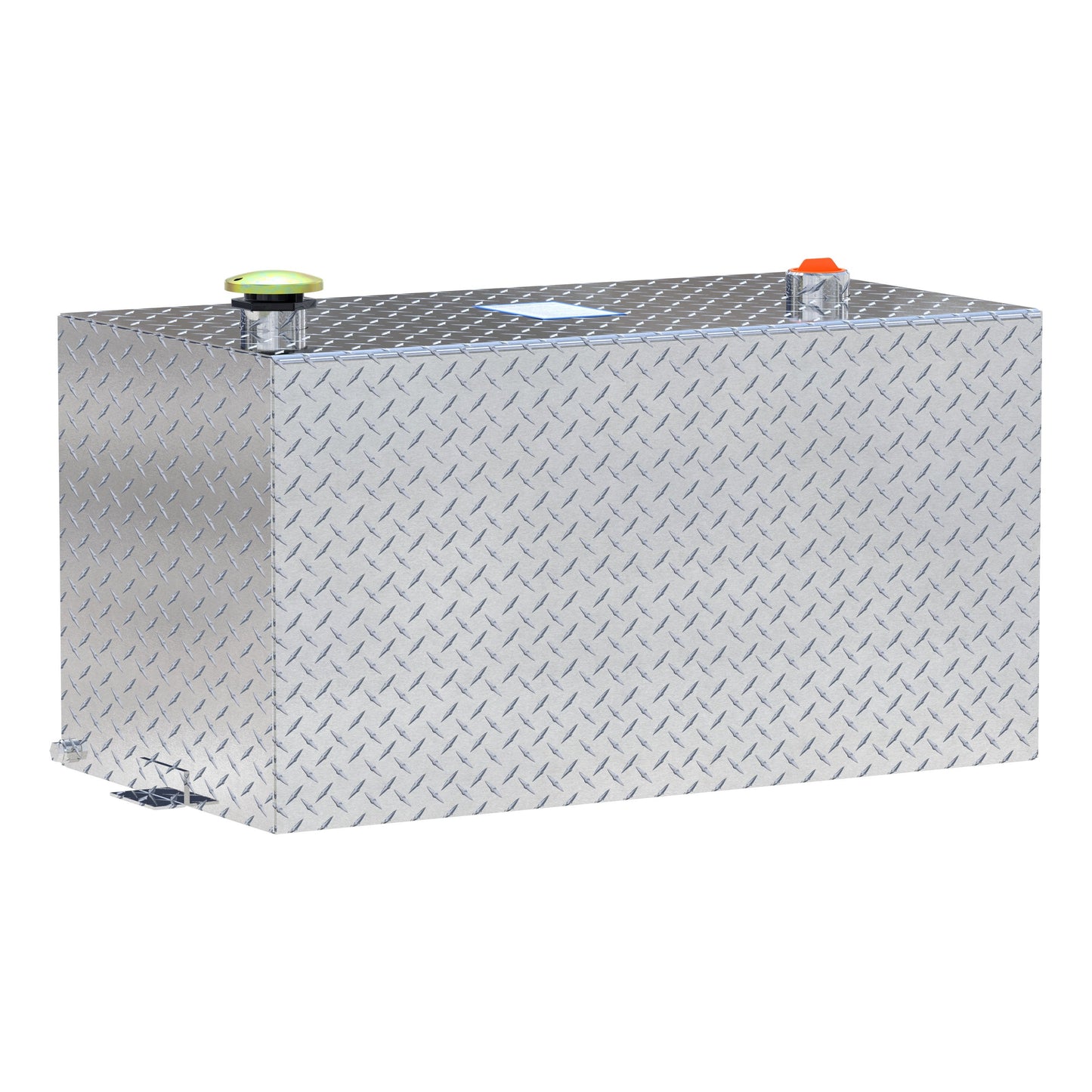 UWS 50-Gallon Rectangle Transfer Tank - Bright Aluminum - TT-50-R-T-P