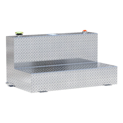 UWS 75-Gallon L-Shape Transfer Tank - Bright Aluminum - TT-75-L-T-P