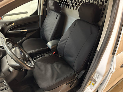 HMS Heavy Duty Waterproof Seat Cover For Ford Transit Connect (2002-2010) – Single Front Seat Protector, Black