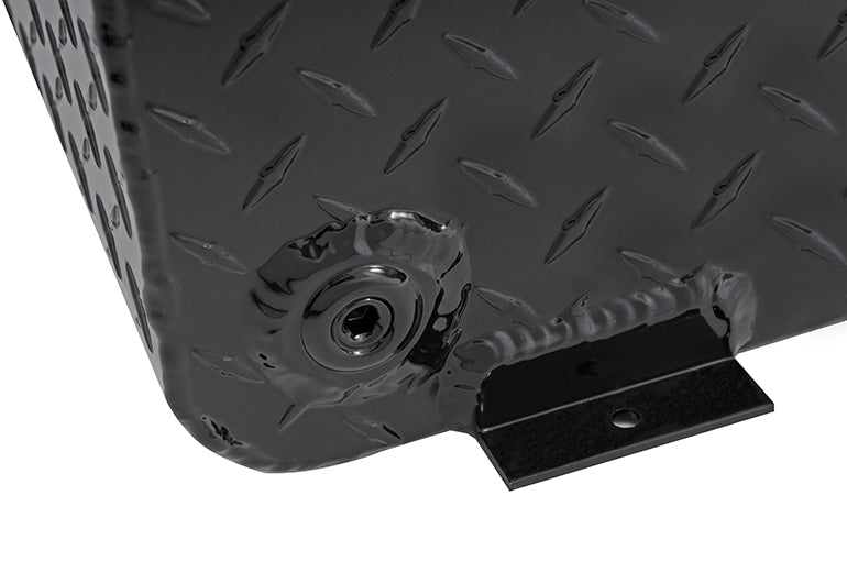 Dee Zee 111-Gallon L-Shape Aluminum Transfer Tank - Gloss Black - DZ92756B
