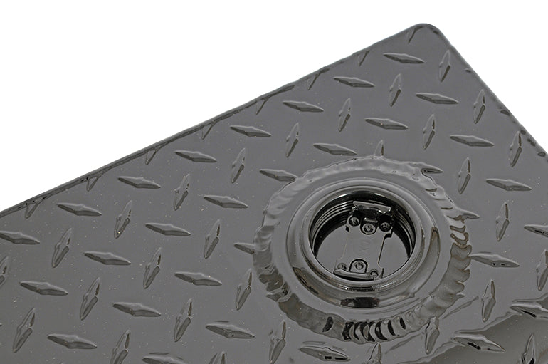 Dee Zee Tanks - Auxiliary L-Shape Black Tread Aluminum