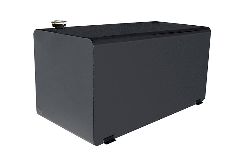 Dee Zee Tanks - Auxiliary Short Rectangle Black Steel