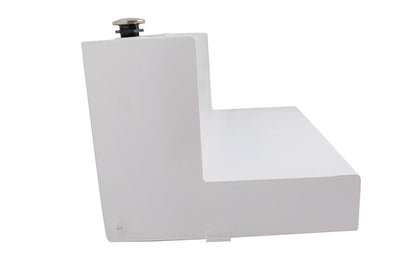 Dee Zee Tanks - Auxiliary L-Shape White Steel