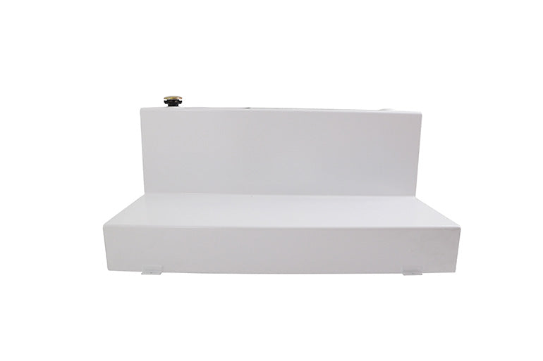 Dee Zee 111-Gallon L-Shape Steel Transfer Tank - White - DZ92756S