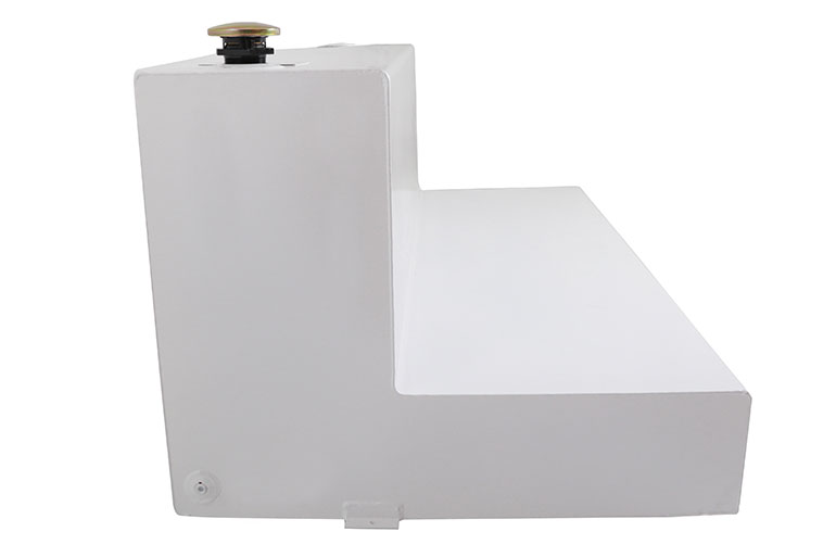 Dee Zee 111-Gallon L-Shape Steel Transfer Tank - White - DZ92756S