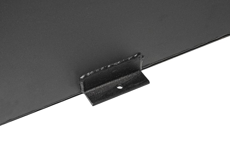 Dee Zee Tanks - Auxiliary Short Rectangle Black Steel