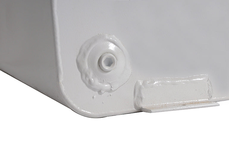 Dee Zee Tanks - Auxiliary L-Shape White Steel