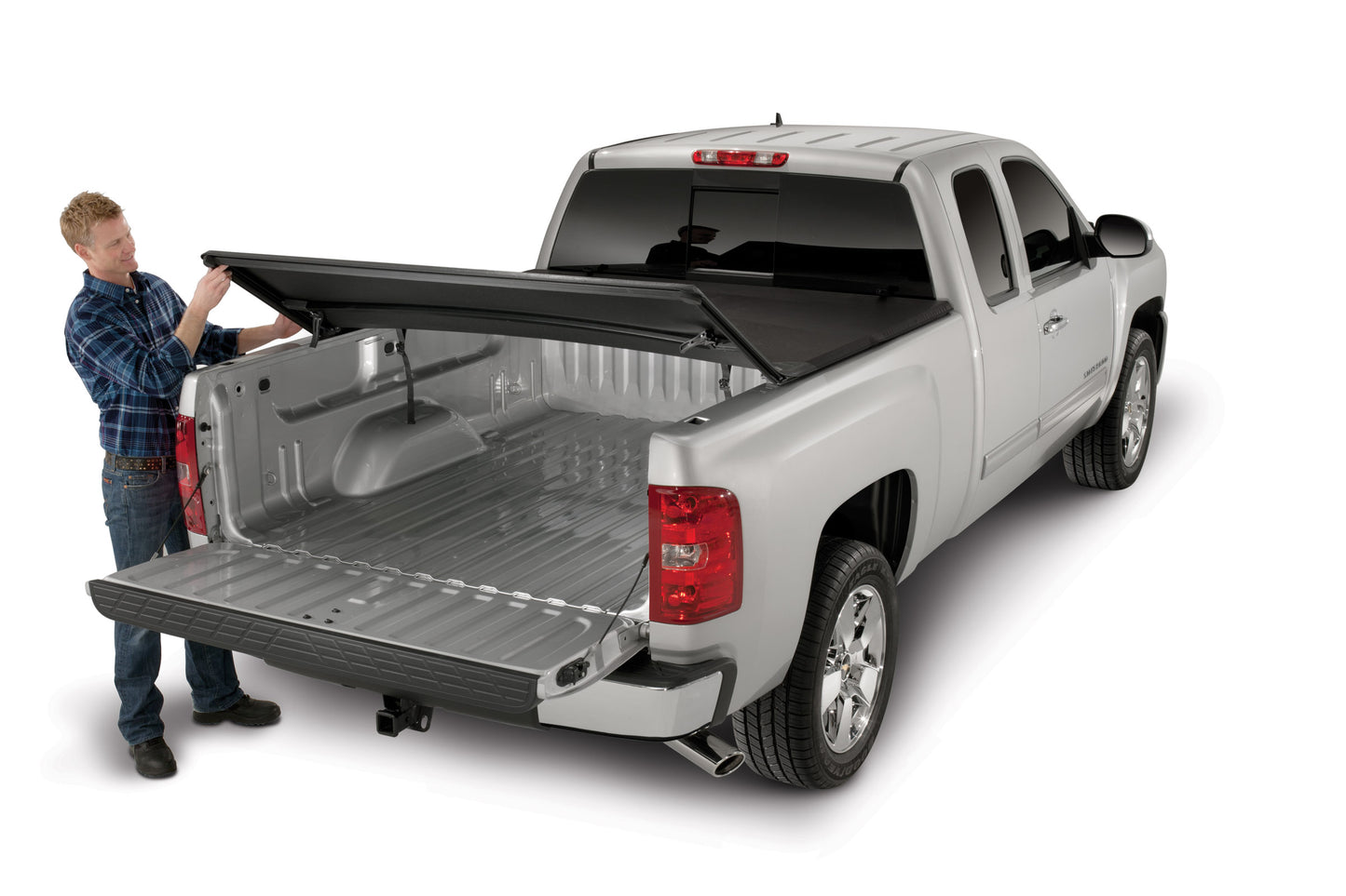TrailFX Soft Folding Tonneau Cover For Chevrolet/GMC 8' - TFX1006